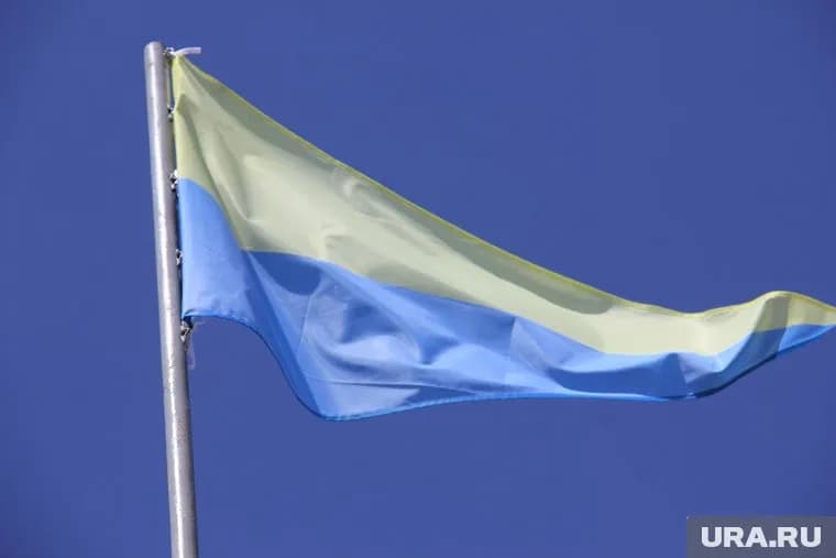 Флаги туристы с Украины вывесили на балконах