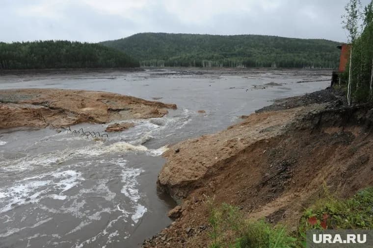 Киалимское водохранилище в июле 2024 года