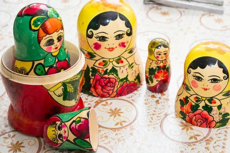 Клипарт сентябрь. Нижневартовск., матрешка, матрешки, тюменская область