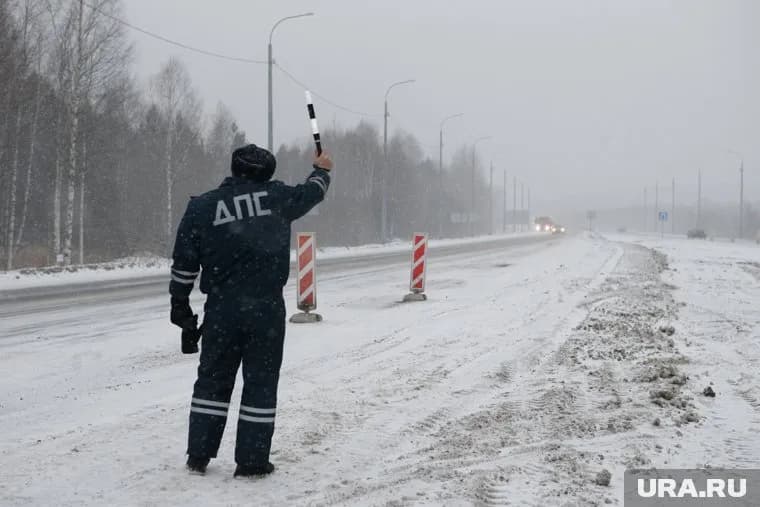 На дороге работают наряды ДПС