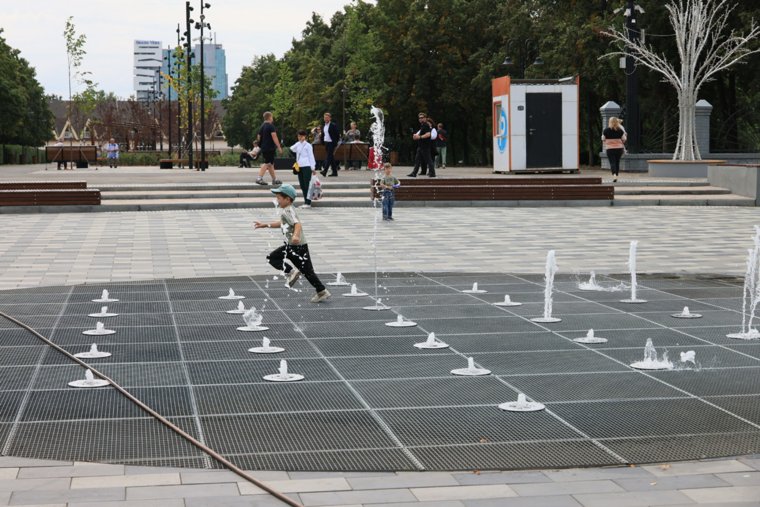 В Челябинске досрочно сдали парк в Курчатовском районе
