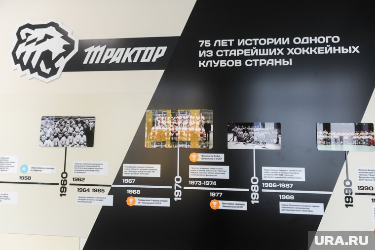 В новой челябинской школе открыли коридор славы «Трактора». Фото, видео