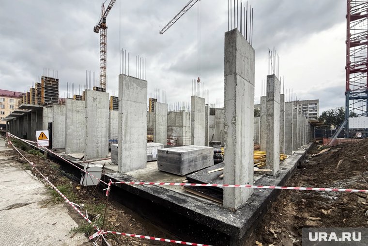 Установлена точная причина обрушения опалубки на элитной стройке в центре Кургана. Видео