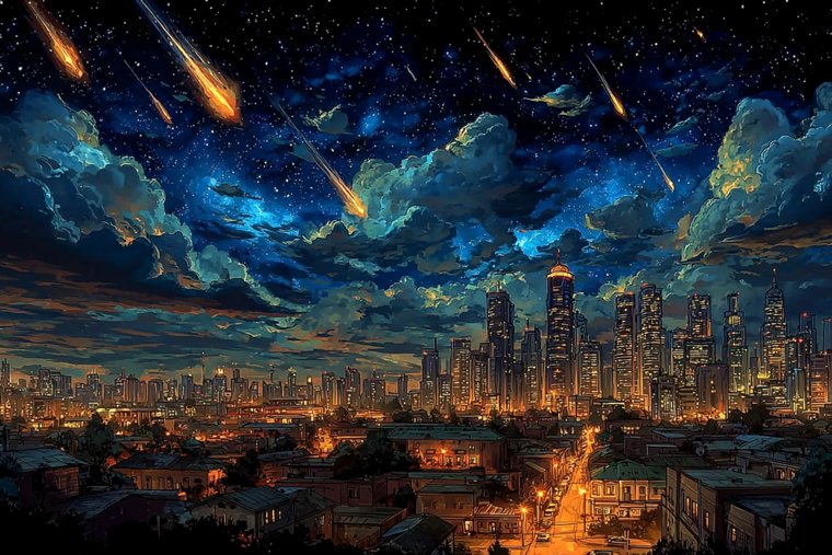 Ориониды 2025: где и когда увидеть самый яркий и быстрый метеоритный дождь осени