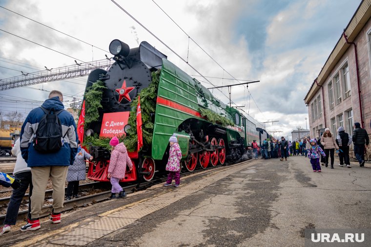 В Пермь прибыл Поезд Победы «Молотов». Фоторепортаж