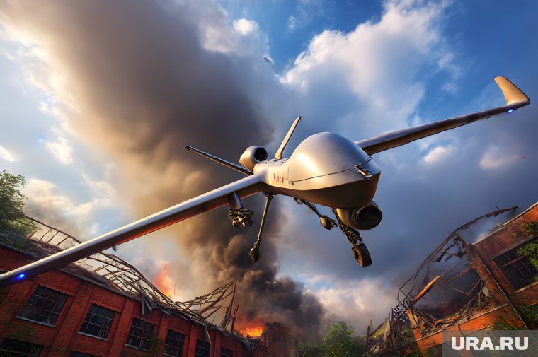 «Лютый» над Ижевском: атака ВСУ в Удмуртии глазами очевидцев. Фото, видео