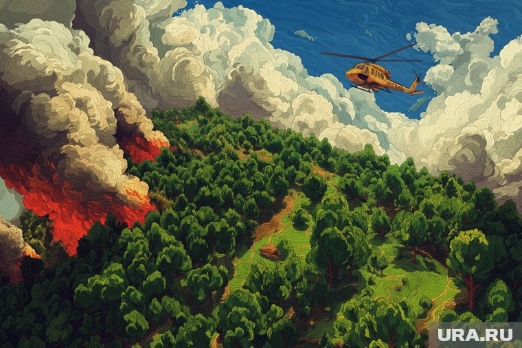 Тревога в Крыму: пламя в заповеднике съедает гектары леса