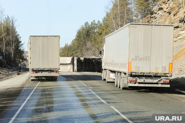 В Кургане на шоссе Тюнина задержали фуру с потенциально опасным мясом и яйцами