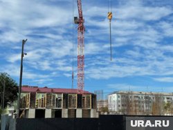 Обрушение на строящемся ЖК в центре Кургане произошло при заливке бетона. Фото, видео