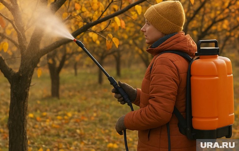 Осеннее опрыскивание сада в 2025 году: как спасти яблони, груши и смородину