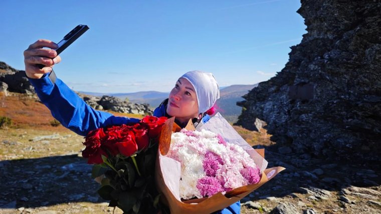 Многодетная мать из Челябинска прошла одна 2300 километров до перевала Дятлова. Фото