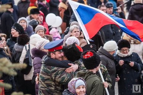 Митинг в поддержку Крыма 18.03.2014. Тюмень, митинг крым