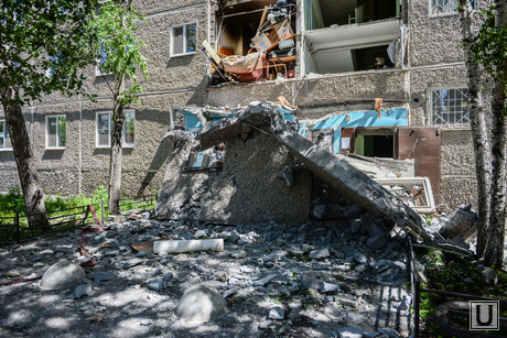 Взрыв на Сыромолотова, 28. Екатеринбург, разрушенный дом