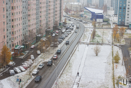 Первый снег. Нижневартовск., первый снег, погода