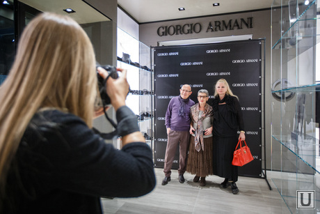 Открытие бутика Giorgio Armani в Покровском пассаже. Екатеринбург