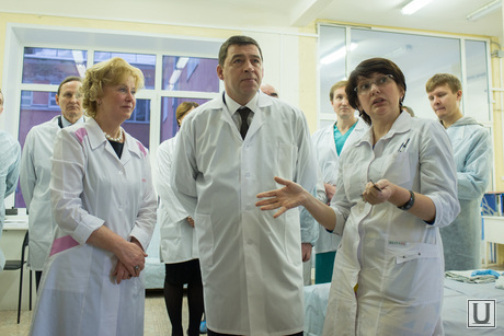 Визит Куйвашева в Научно-Исследовательский институт Охраны Материнства и Младенчества. Екатеринбург, башмакова надежда